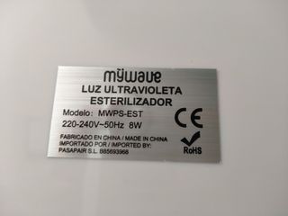Esterilizador luz ultravioleta nuevo 
