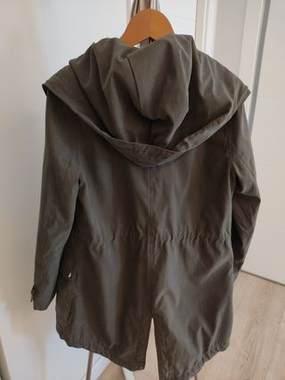 Gabardina verde militar talla M
