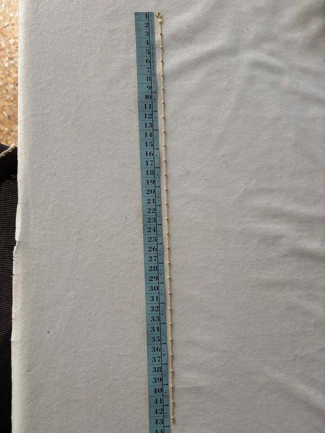 Collana palline argento 925 placcato oro