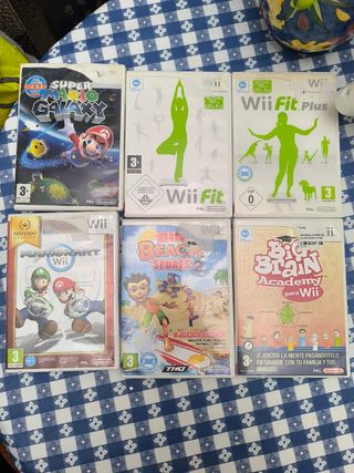 juegos y accesorios de la Wii, regalo la consola