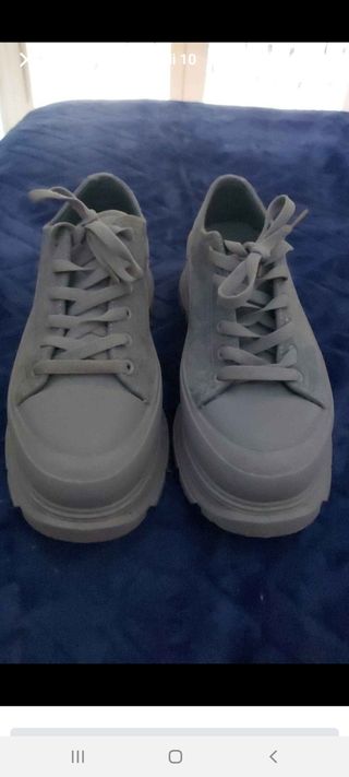 Scarpe cargo turchese/grigio n 38