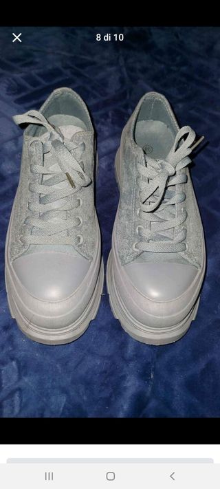 Scarpe cargo turchese/grigio n 38