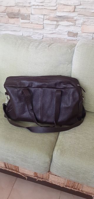 Bolsa viaje piel vacuno