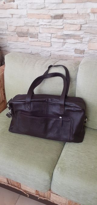 Bolsa viaje piel vacuno