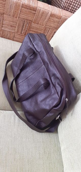 Bolsa viaje piel vacuno