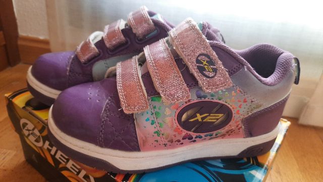 Heelys zapatillas con ruedas y luz