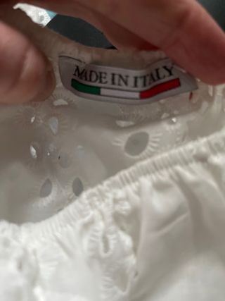 Mini abito bianco