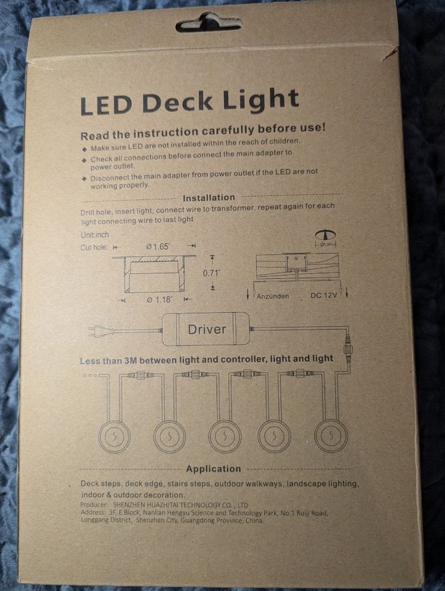 Luces LED empotrables para exterior