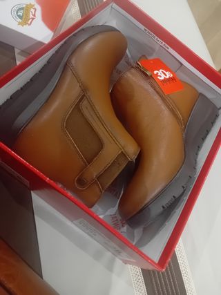 Oferta botines de piel 