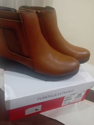 Oferta botines de piel 