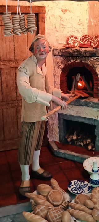 Figura Panadero Belén Napolitano 