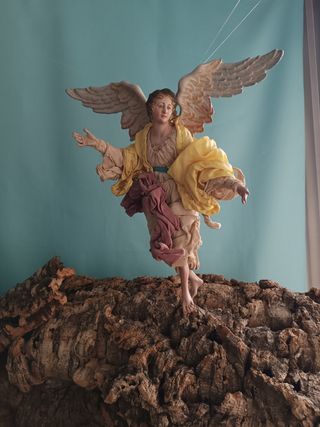 Figura ángel Belén Napolitano Presepe 