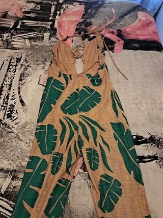 Mono enterizo floral señora