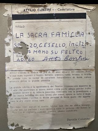 LA SACRA FAMIGLIA (Attilio Contini)
