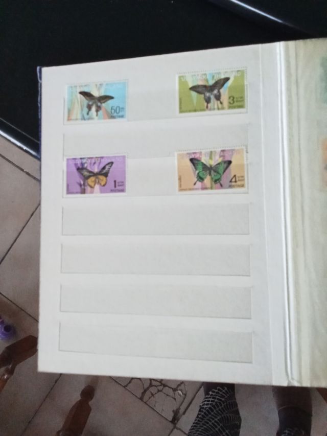 Francobolli farfalle