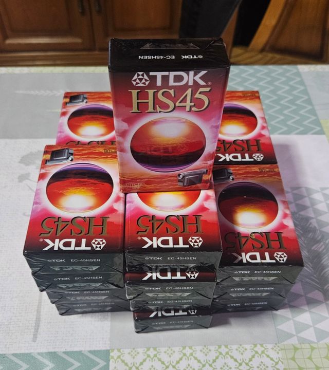 Lote Tdk  hs45 cassette videocamara 