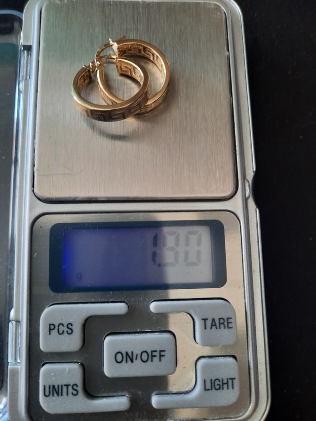 Pendientes de oro 18k