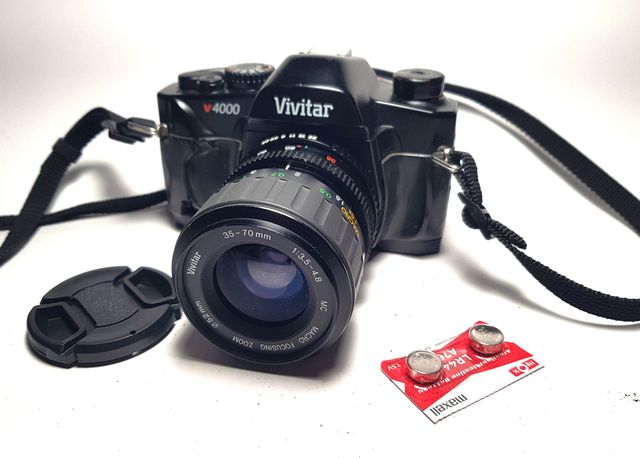 Camara Vivitar V4000 + Vivitar 35-70 mm /1:3,5-4,8