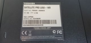 Portátil Toshiba 