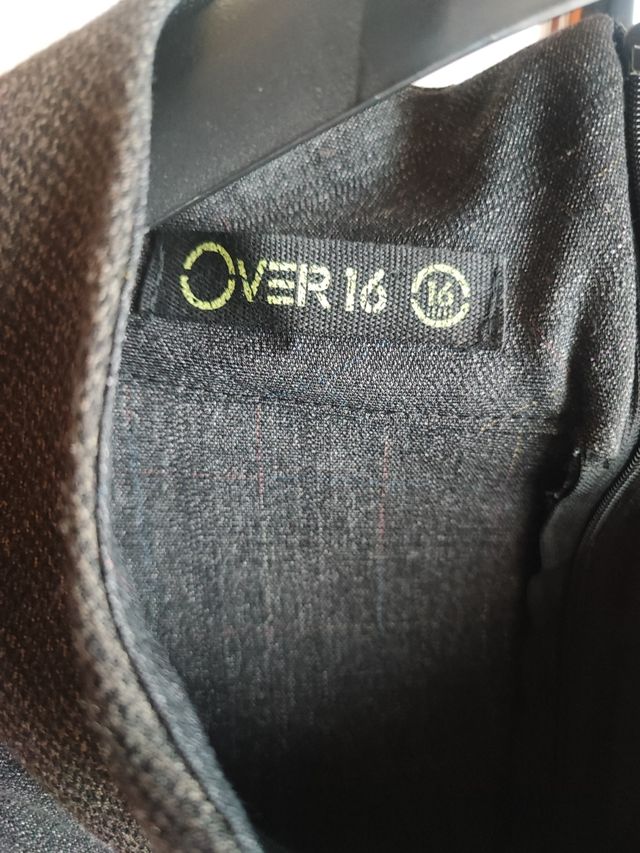 VESTIDO gris estampado nuevo