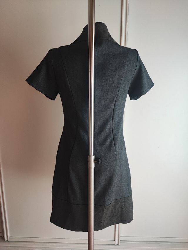 VESTIDO gris estampado nuevo