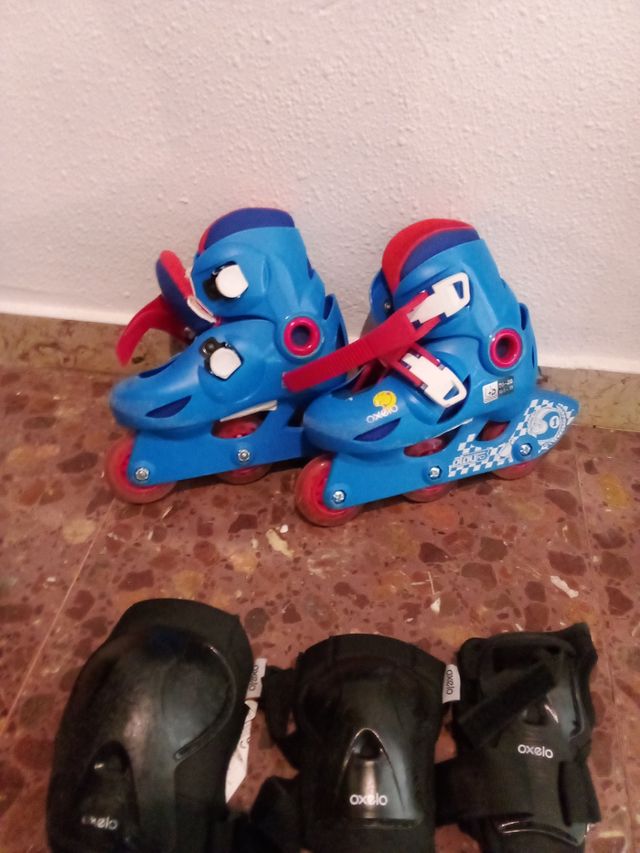 Patines y protecciones, 26, 27, 28.