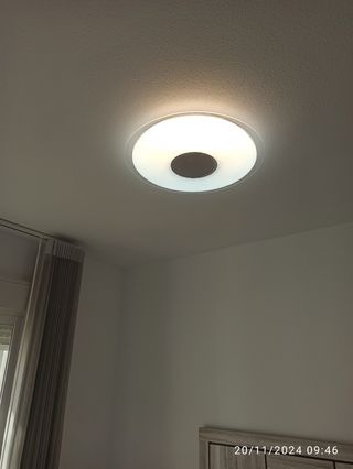 Instalación plafónes, luminarias y venti