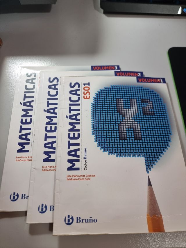 Libros de Texto Escolares 1°ESO, Edición SM.