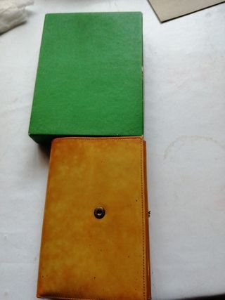 Portafoglio donna vintage in pelle