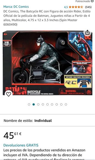 Moto Batman dirigida