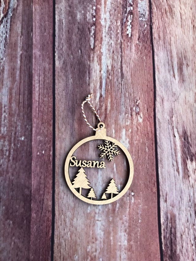 Palla di Natale con nome personalizzato