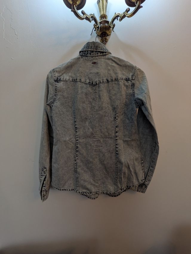 Camisa denim/vaquera Pull bear 