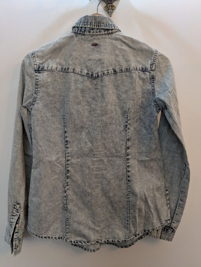 Camisa denim/vaquera Pull bear 