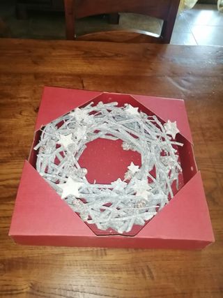 Ghirlanda fuori porta ~shabby chic ~natalizia