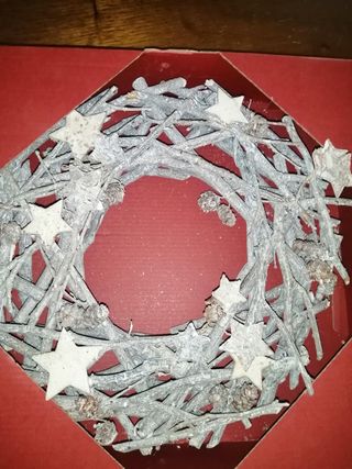 Ghirlanda fuori porta ~shabby chic ~natalizia