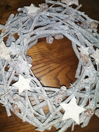 Ghirlanda fuori porta ~shabby chic ~natalizia