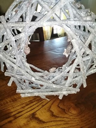 Ghirlanda fuori porta ~shabby chic ~natalizia