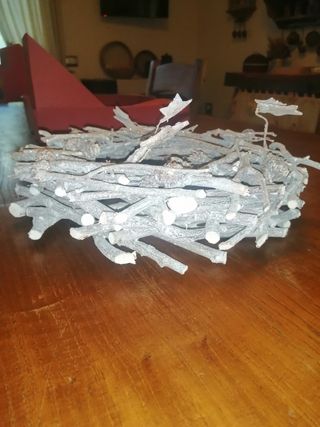 Ghirlanda fuori porta ~shabby chic ~natalizia