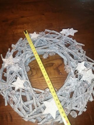 Ghirlanda fuori porta ~shabby chic ~natalizia