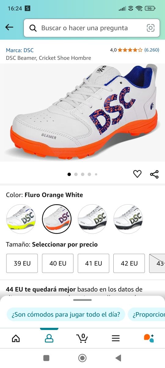 Zapatillas críquet n 42 nuevas