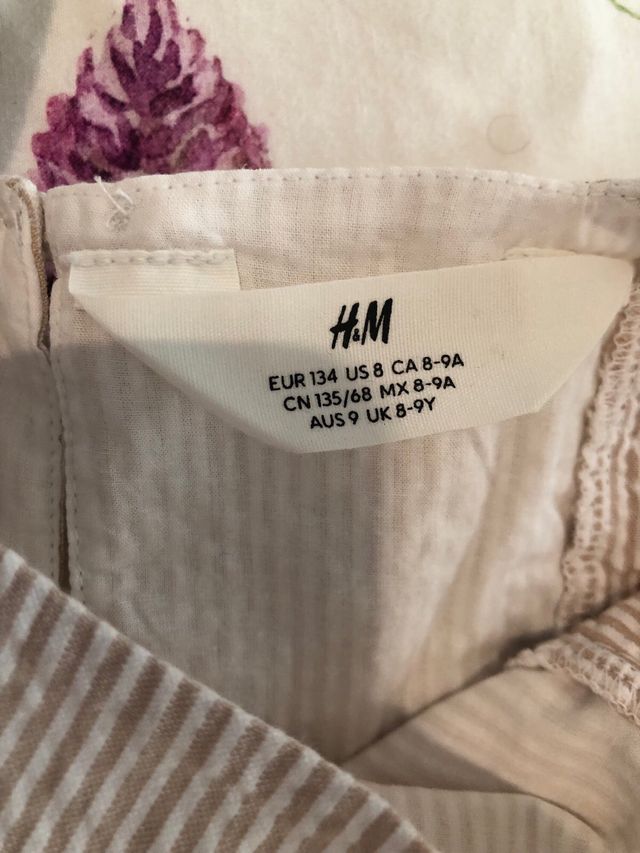 Conjunto pantalon y top 8-9 ños