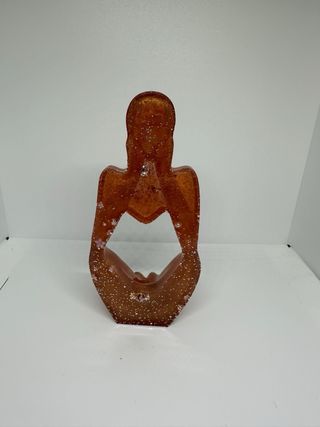 Statuina pensatore handmade in resina