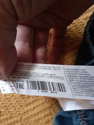 Pantalón vaquero mujer 