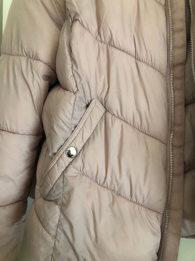 Plumas corto Bershka rosa empolvado