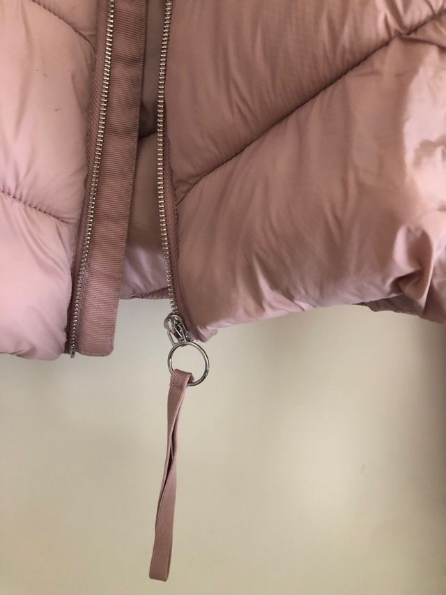 Plumas corto Bershka rosa empolvado