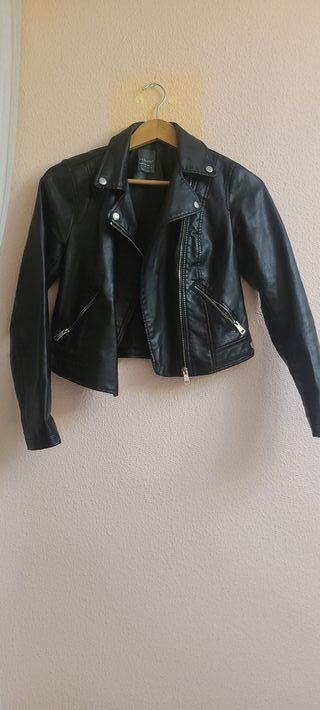 Cazadora Biker tipo cuero 36