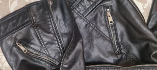 Cazadora Biker tipo cuero 36