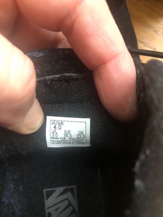 Zapatillas Vans negras