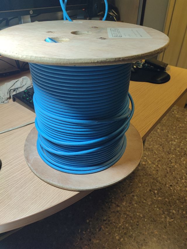 100 metri di cavo Ethernet UTP Cat.6A 4 coppie AWG