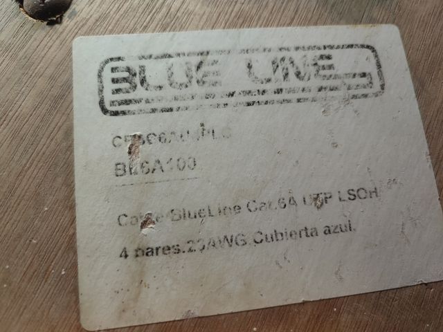 100 metri di cavo Ethernet UTP Cat.6A 4 coppie AWG